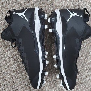 Nike Lunarlon Black Football Cleats 719548-010 Mens 12